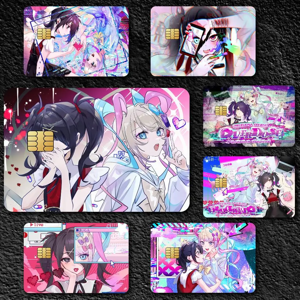 Game N-Needy Streamer Overload Credit Card Skin Stickers for Bank Card Bus Metro Card Sticker Waterproof Gift