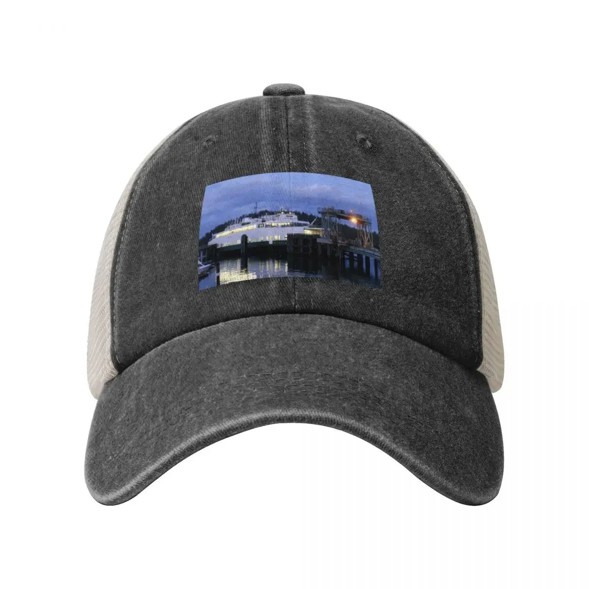 Ferry - Friday Harbor, WA Baseball Cap Dropshipping western Hat New In Hat Hat Beach Hats For Women Men's