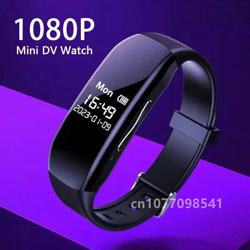 Digital Watch Mini Camera 1080p HD Wearable Camcorder Micro DV Action Voice Video Recorder  Body Cam