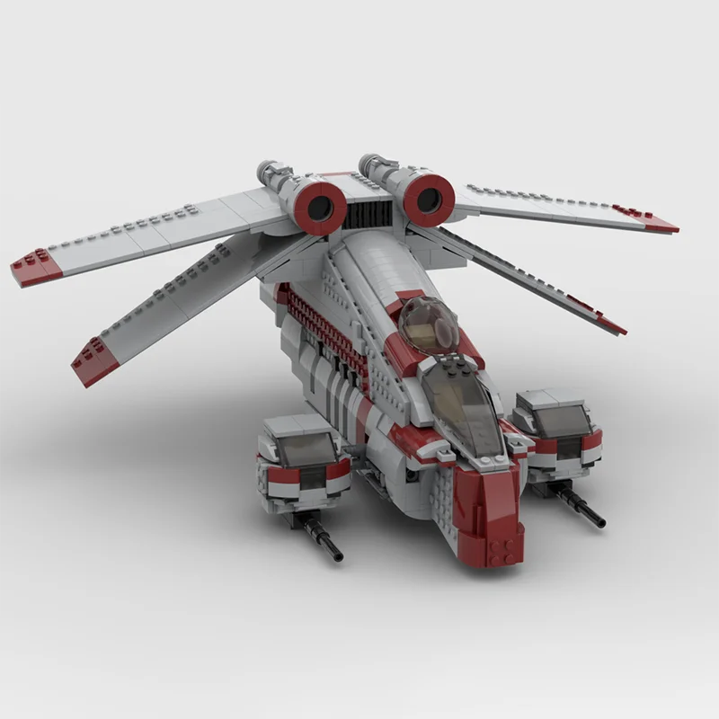 Sterrenhemel Film MOC Bouwstenen Multi-Hoogte Aanval Transport Bouwstenen Assemblage Model DIY Set Kinderspeelgoed Chris