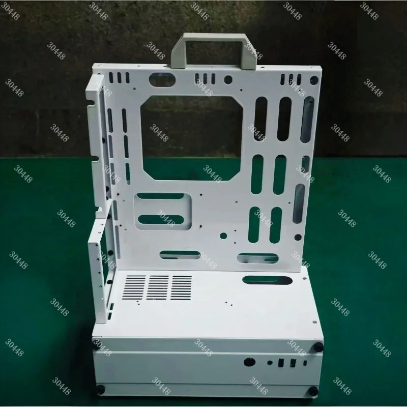 Open Frame Computer Case 240 360mm Radiator Support ATX MATX GPU Vertical Mount Chassis High-End Edition + USB3.0 + Type-C