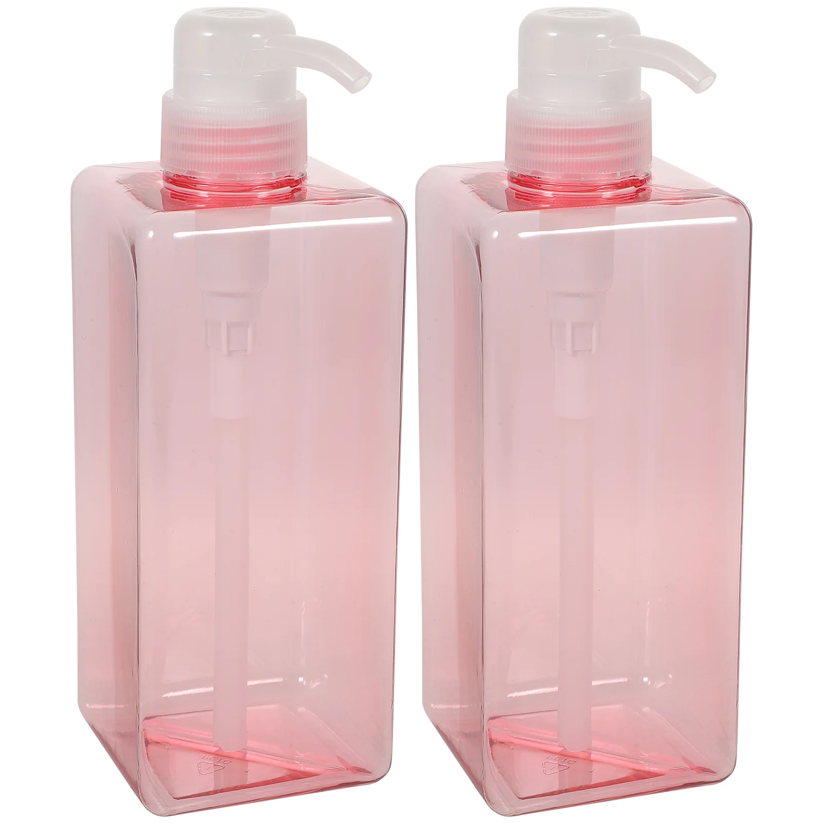 

2 PCS Bottles Empty Shampoo Foam Automatic Travel Lotion Dispenser Liquid with Pump