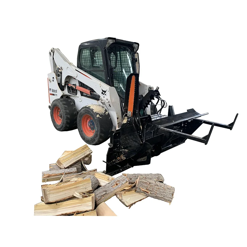 12/15Ton Log Splitter Machine Wood Processor Log Splitter Split Log Splitter Wood Processor Firewood Maker For Skid Steer Loader