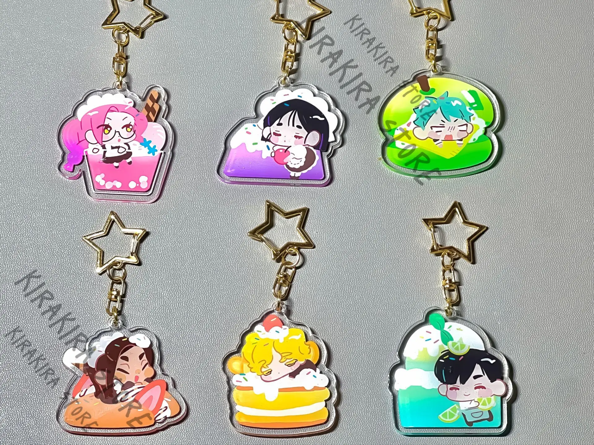 Alien Stage Double Flash Badge Pendants Till Ivan Cosplay Acrylic Standing Sign Mizi Sua Hyuna Luka Keychain Postcard Collect