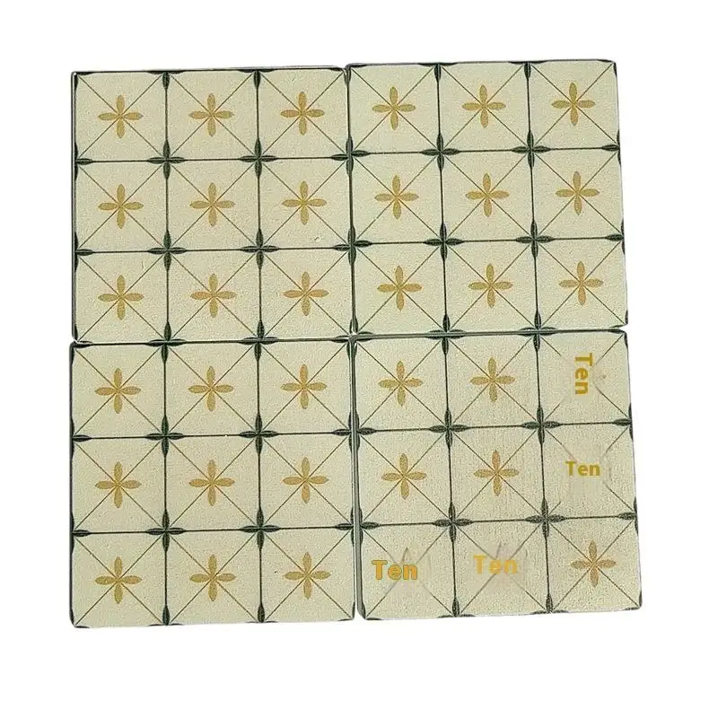 1 قطعة 1:12 دمية مصغرة مربع أرضية خشبية نموذج الحمام غرفة المعيشة الديكور لعبة بيت الدمية الملحقات #6