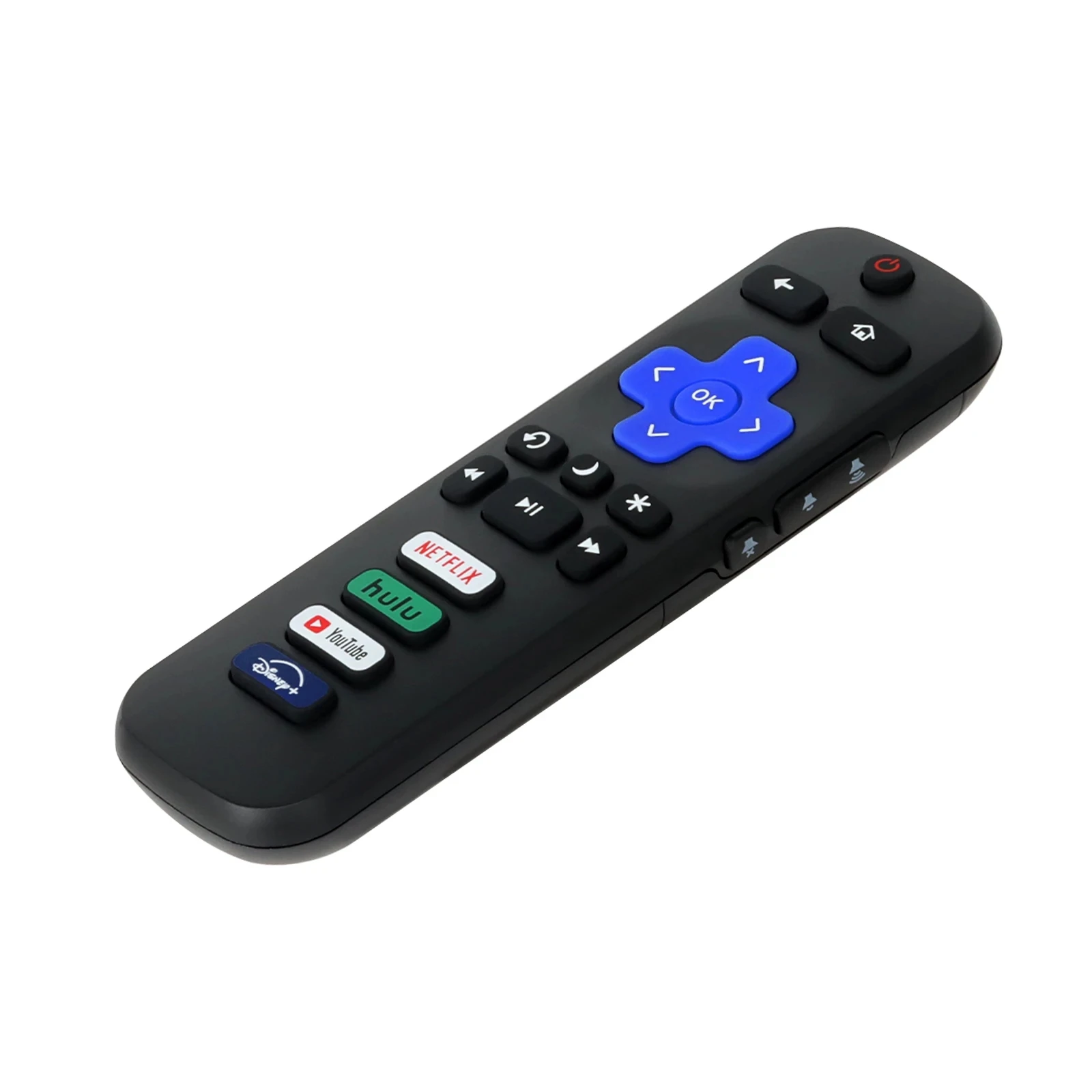 Universal Remote Control Use for Roku TV Controller with Shortcut Buttons Replacement Directly Use