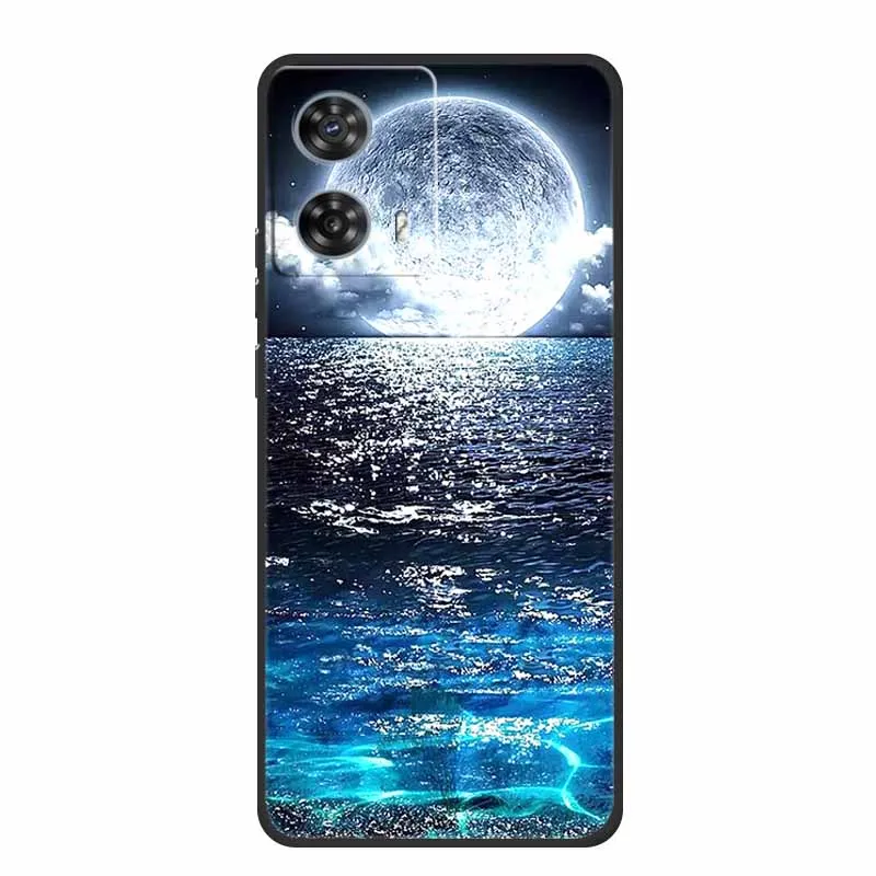 Phone Case For Motorola Moto Edge 2024 Back Cover Case Black Silicone Soft Coque For Motorola Edge 2024 Case 6.6\