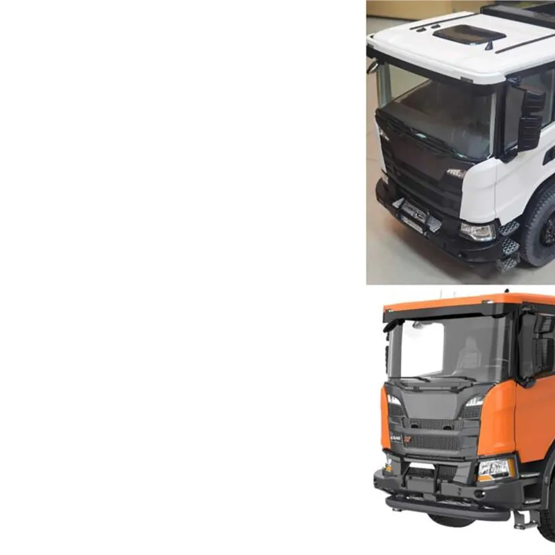 

1/14 8x8 RC Hydraulic Dump Truck Remote Control Tipper Car Metal Gearbox Chassis Cars Model Openable Door Lights Sounds System