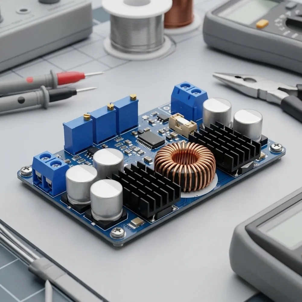 LTC3780 High Power Density DC-DC Module Rated 80W Continuous 130W Peak with Thermal Management Guidance for Reliable Operation