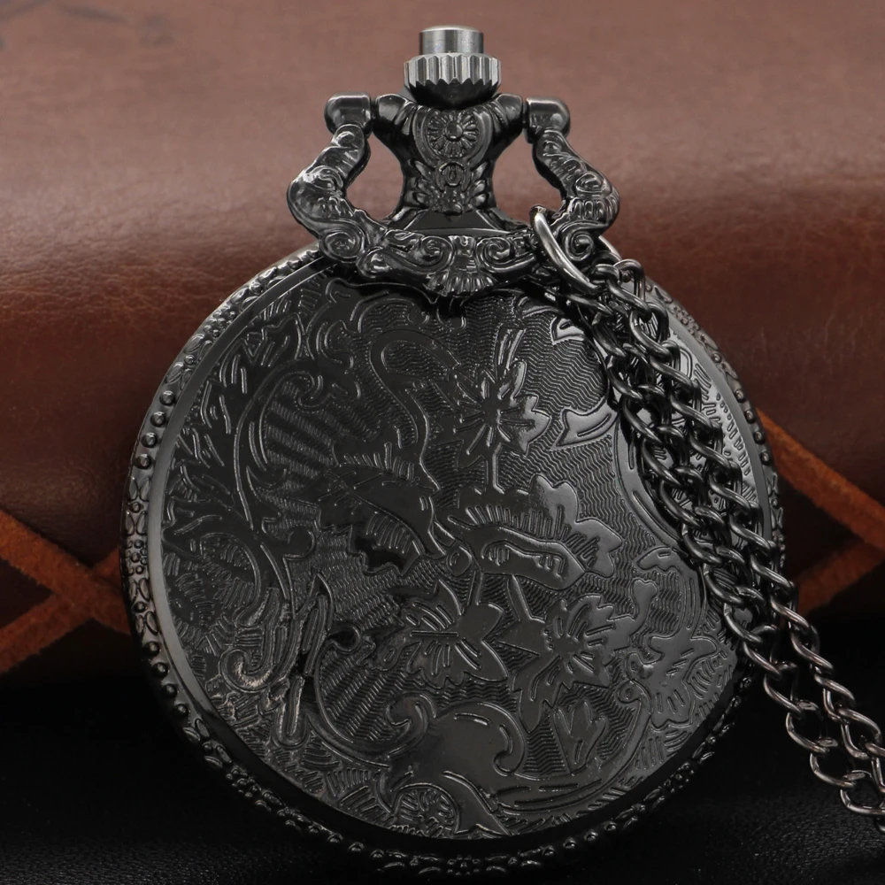 Orologi da tasca al quarzo con teschio Steampunk Orologi da tasca con catena per collana per uomo Orologio unisex antico da donna Migliori regali