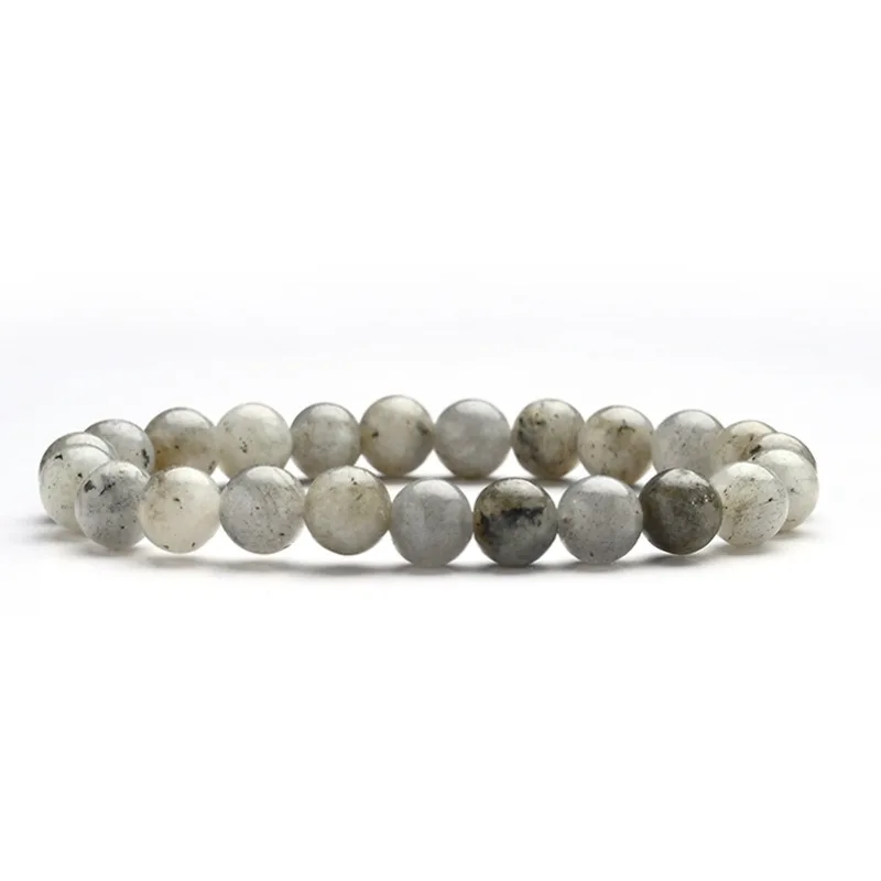 4mm 6mm 8mm Labradorite Stone Bracelet Natural Stone Bracelet DIY Jewelry for Woman for Gift Handmade Gem Semi Precious Gemstone