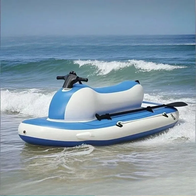 jet ski features electric brushed material, thickened wear-resistant, ultra-high buoyancy, and underwater thruster assistance