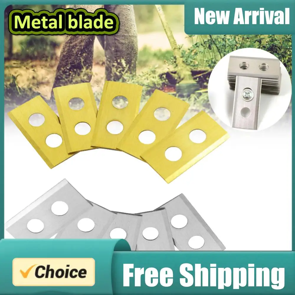 

30Pcs Grass Cutter Blade Double Hole Lawnmower Replacement Blade Titanium Plating for Worx Landoid Lanmower WG754E WG791E
