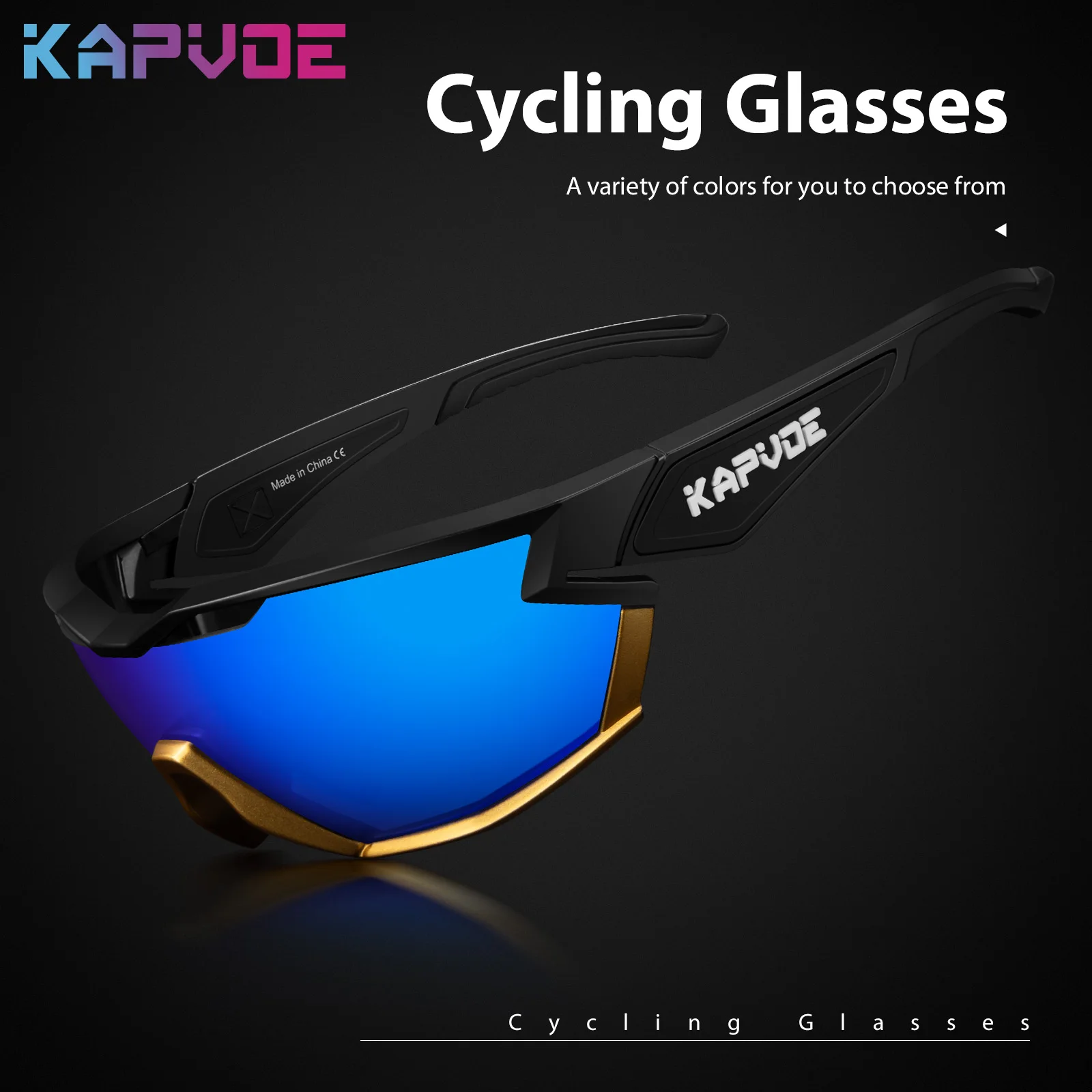 KAPVOE Hot Outdoor Cycling Sunglasses Men Women MTB Glasses Bike Cycling UV400 Goggles Bicycle Mountain Sports Hiking Eyewear