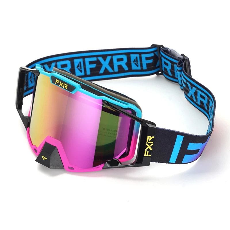 FXR Motorcycle Glasses Motocross Safety HD Lenses Goggles Dirt Bike ATV Ski mtb Goggles MOTO Outdoor Cycling Sunglasses