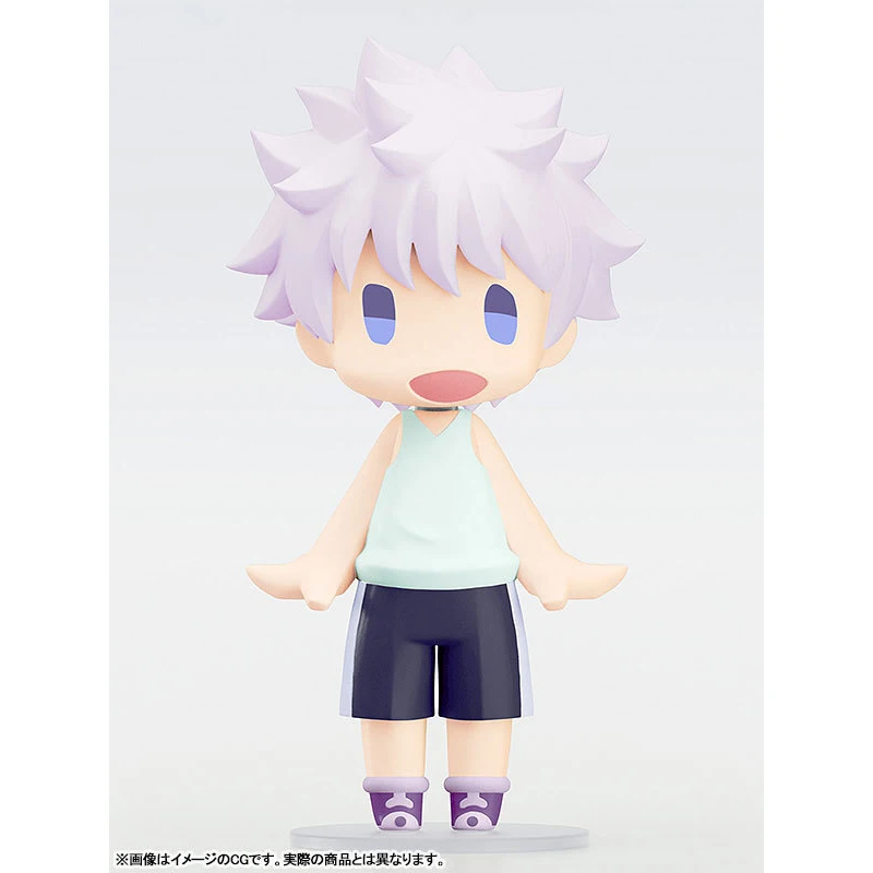 Original HELLO HUNTER×HUNTER Animation Game Peripheral Toys Kurapika Leorio Killua Gon Anime Action Model Figures Collection