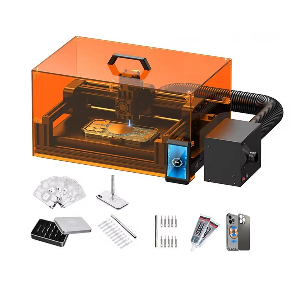 

Лазерная сепарационная машина для задней крышки мобильного телефона V2 для IPhone 15, 14, 13, 12, 11 Pro Max, ремонт стекла заднего корпуса