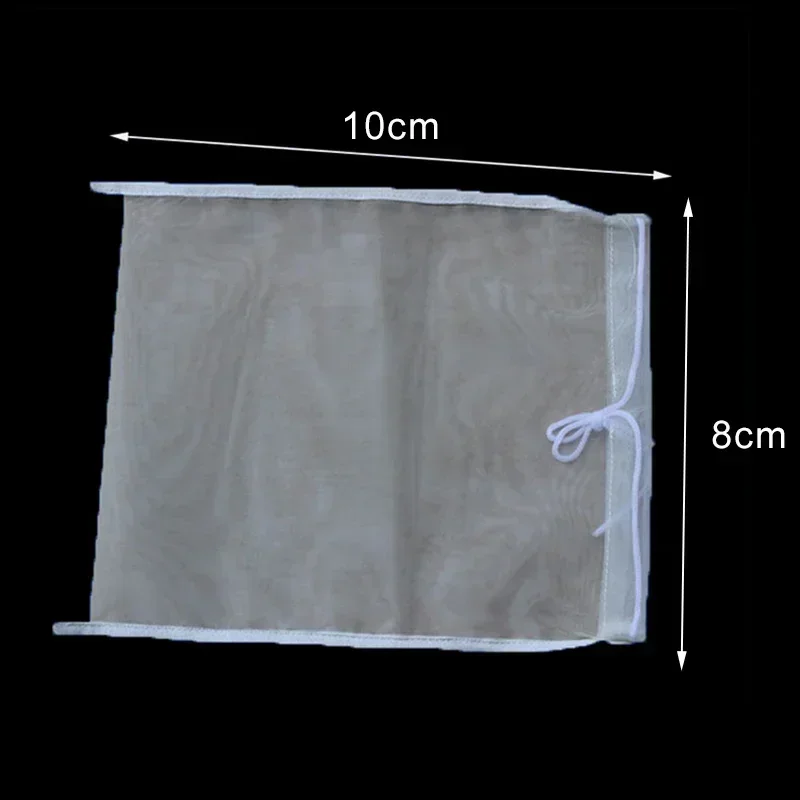 5pcs Nylon Straining Bags100/160/200 8x10cm Home Kitchen Wine Making Accessories Fine Mesh Homebrew Filter Bag