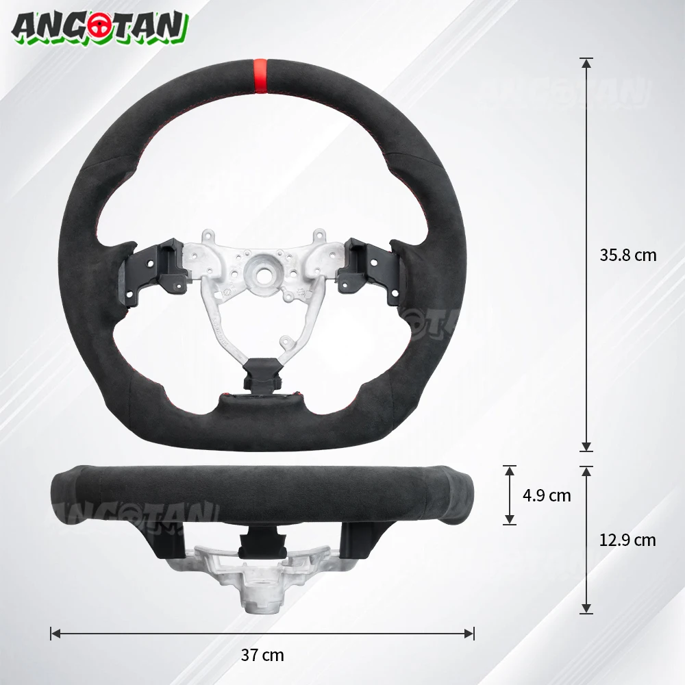 RĘCZNIE WYKONANY KIEROWNICA Z ZAMIESZKIANYM DNOSEM Z ZAMIESZKI DO LEXUS IS 250 250C 300 300C 350 IS-F Sport 2006-2012 KIEROWNICA Z ALKANTARĄ