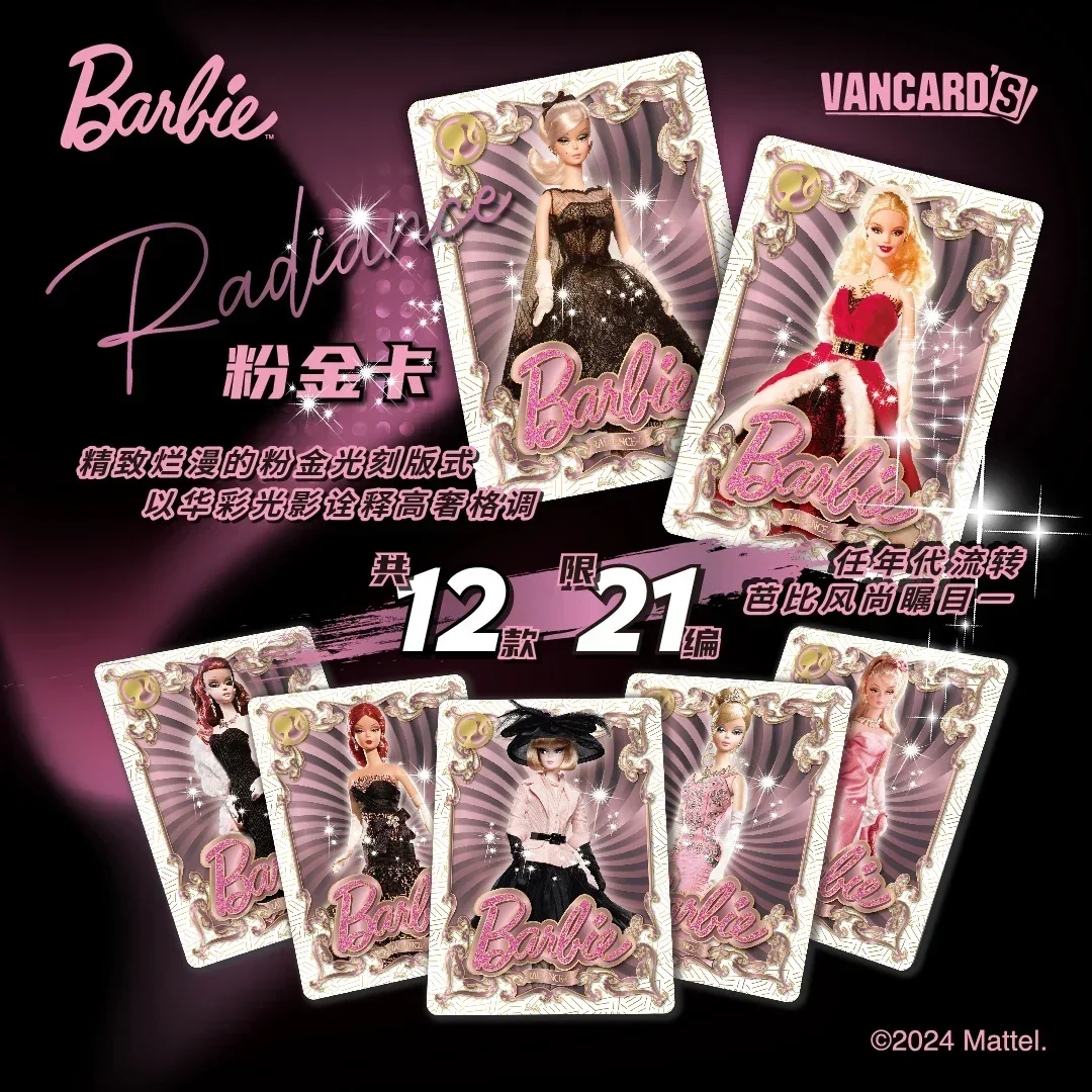 Vancard's Vol.2 Barbie Cards Happy Vibes Anime Collection Cards Mistery Box Board Games Toys Birthday Gifts for Boys and Girls