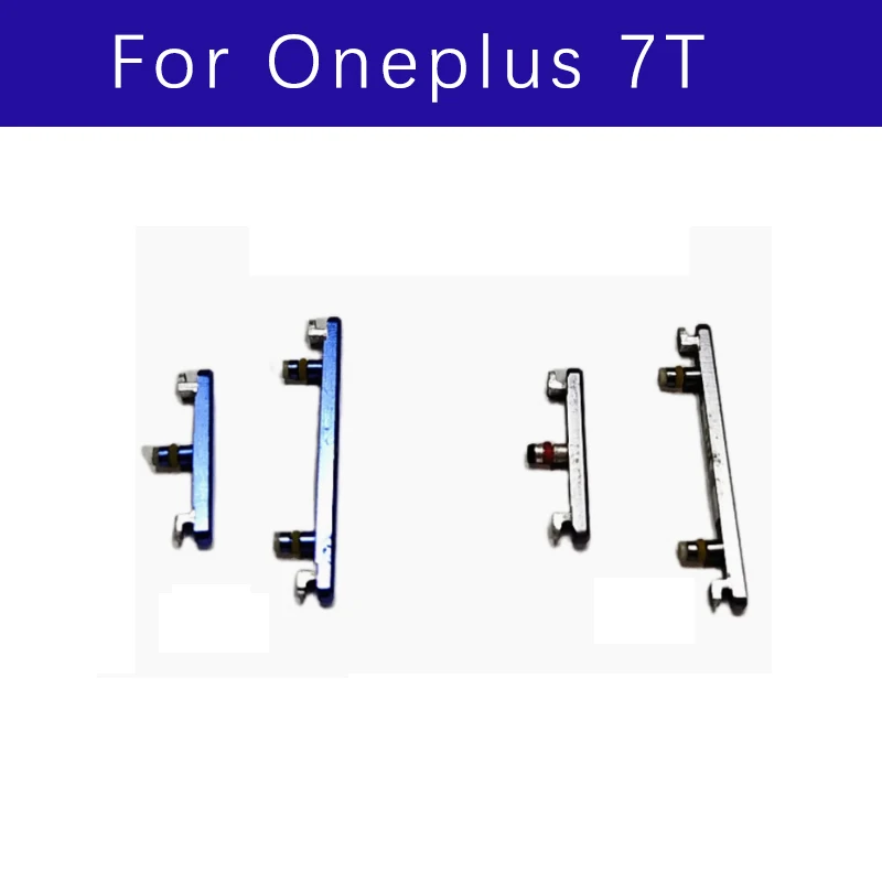 1 Set Volume +Power Button Side Key Flex Cable For Oneplus 7T Pro Switch On Off Keypad Replacement Repair
