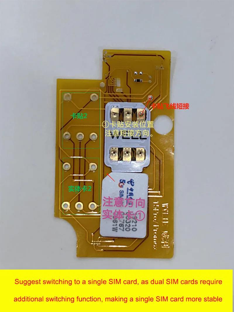 Imagem -02 - Wylie-sim Converter em Sim para Iphone 15 Pro 15 Pro Max Adesivos de Cartão Duplo Embutidos Cartão Único Sugerido Mais do Que