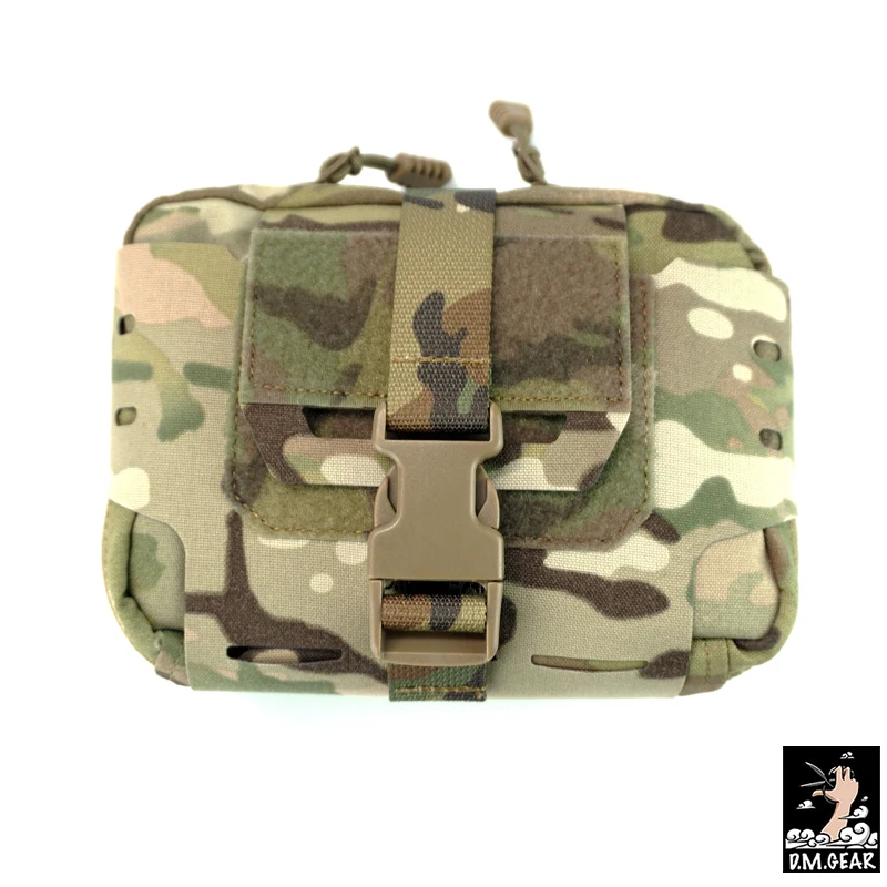 

DMgear Military Medical Pouch MOLLE Tactical Armor Pouch Horizontal Medical Tool Pouch Laser Cutting Utility Bags LSR Hunting CS