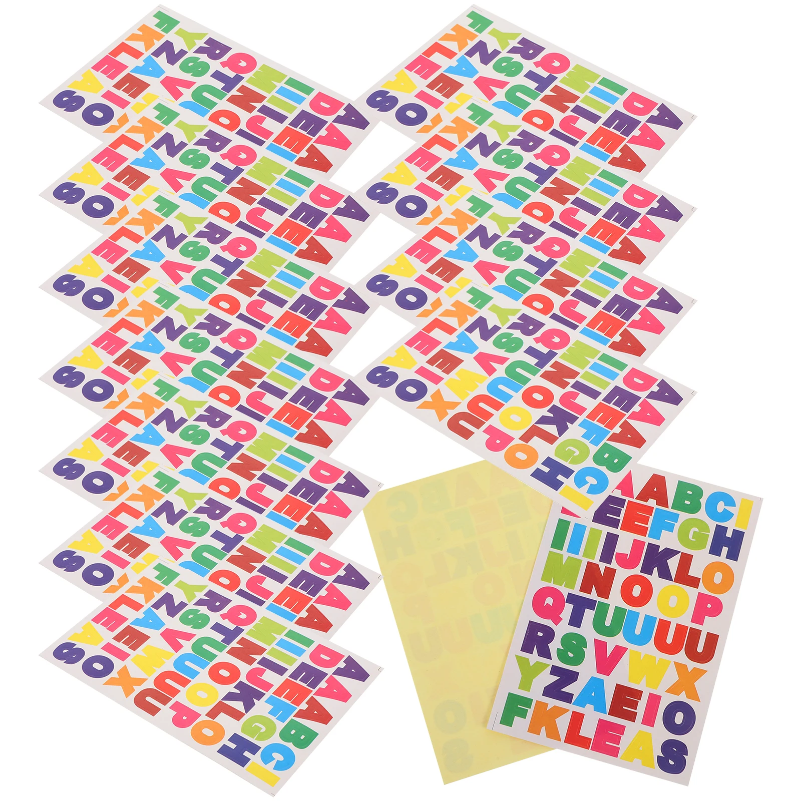 

40 Sheets Stickers for Kids Toddler Alphabet Small Letter Scrapbooking