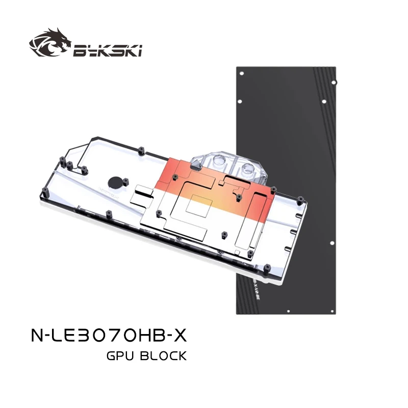 Bykski N-LE3070HB-X Water Block Use for LeadTek GeForce RTX3070 HYPER BRAIN Video/ GPU Card / Copper Cooling Radiator RGB SYNC