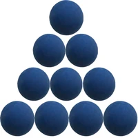 10 Uds. Pelota de raqueta de 5,5 cm, pelotas huecas de goma de baja velocidad para Squash, pelota de competición de entrenamiento, pelotas que rebotan de alta elasticidad de 5mm