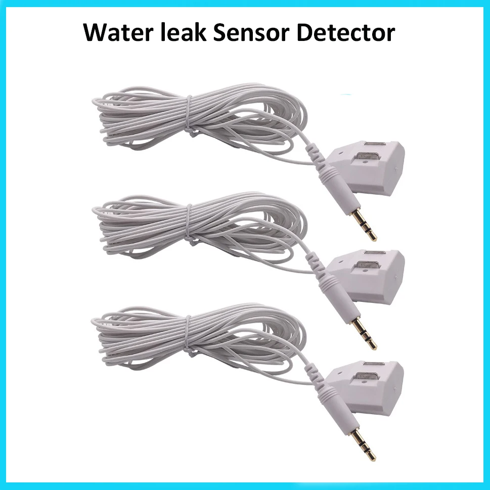 

water leakage sensor detector 6-meter long with two-side metal for WLD-805/806/807/808 for Smart Home Overflow detection