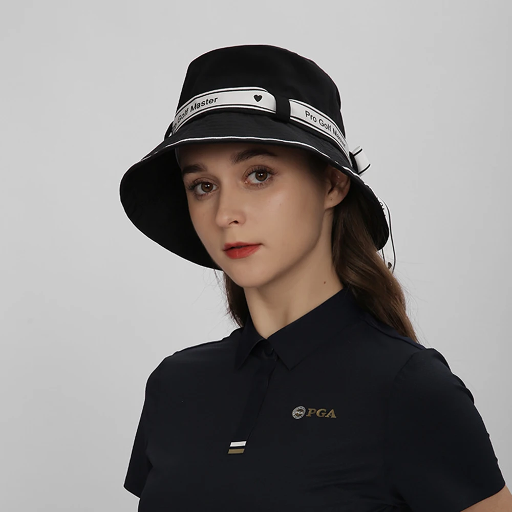 PGM Outdoor Breathable Anti-sweat Quick Drying Golf Wear Hats Women Sun Protected Hat Female Soft Anti-UV Fisherman Caps 골프웨어