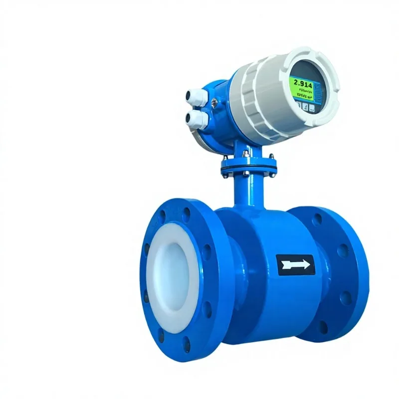 High Accuracy CE Approved Digital Electromagnetic Flow Meter OEM IP65/IP67/IP68 For Water Wastewater Beer Slurry Applications