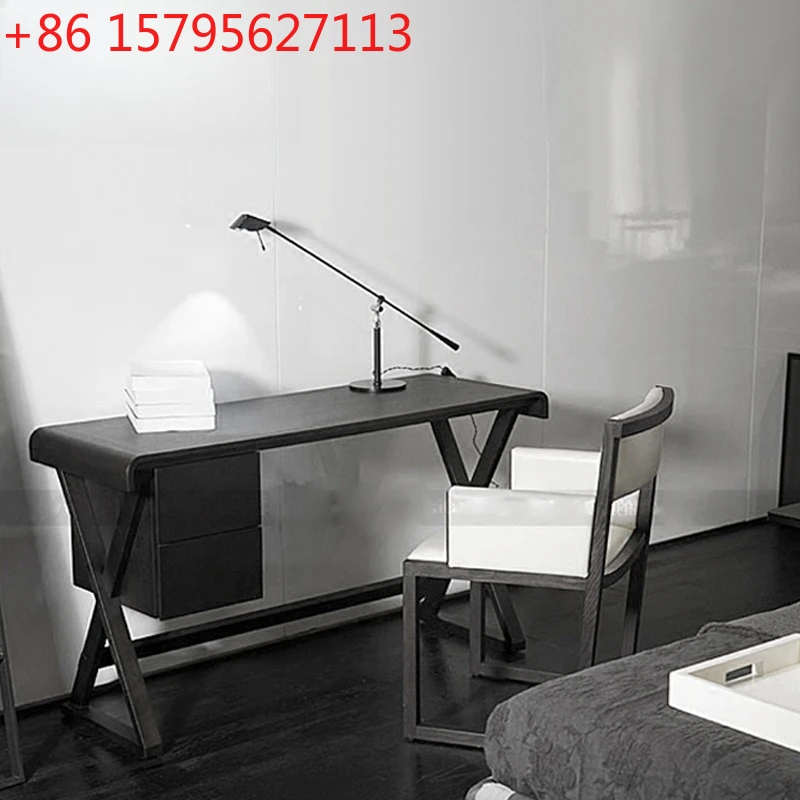 

Nordic oak desk simple personality creative Japanese study desk modern computer desk writing can be customized