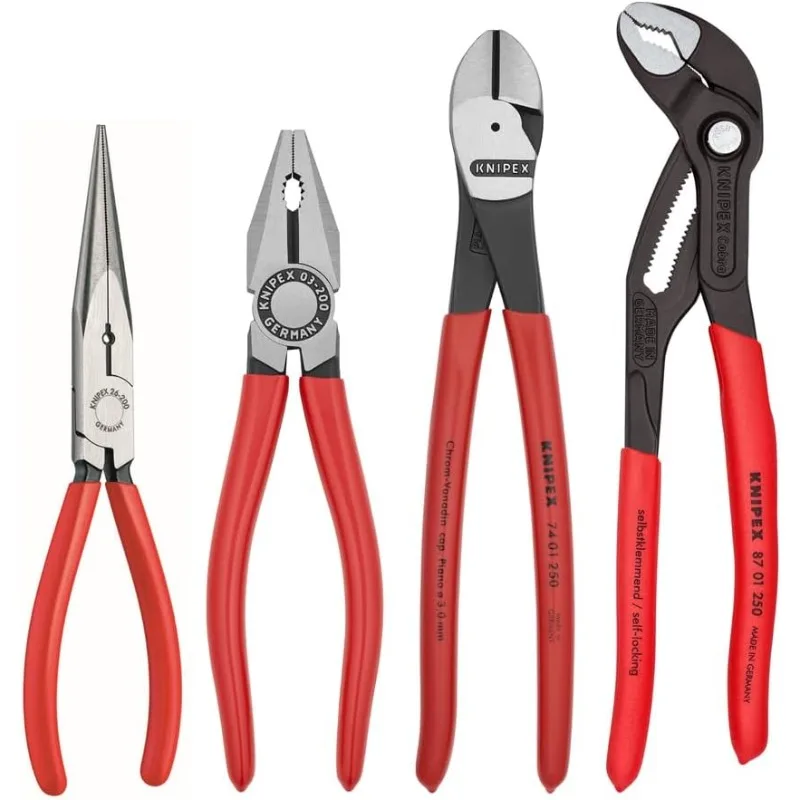 

9K 00 80 94 US Cobra Combination Cutter and Needle Nose Pliers 4-Piece Set