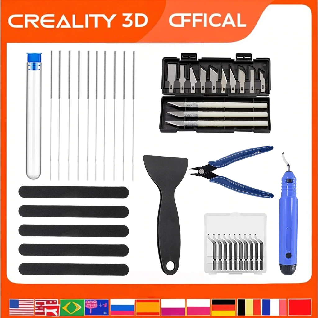 

Creality 3D Printer Tools Kit 3D Printer Assembling Nozzle Cleaning Model Removal Crafting Detailing for 3D Printer Tools
