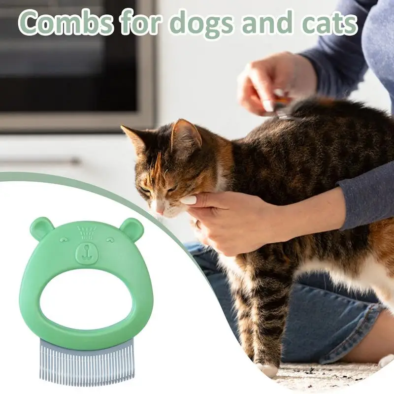 

Deshedding Brush For Cats Matted Hair Removal Brush For Indoor Cats Pet Grooming Supplies Hair Remover Comb For Short Long Loose