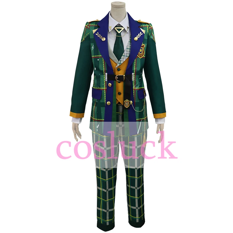 Cos-hoho anime conjunto estrelas 2 yuuki makoto jogo terno bonito lindo uniforme cosplay traje festa de halloween outfit