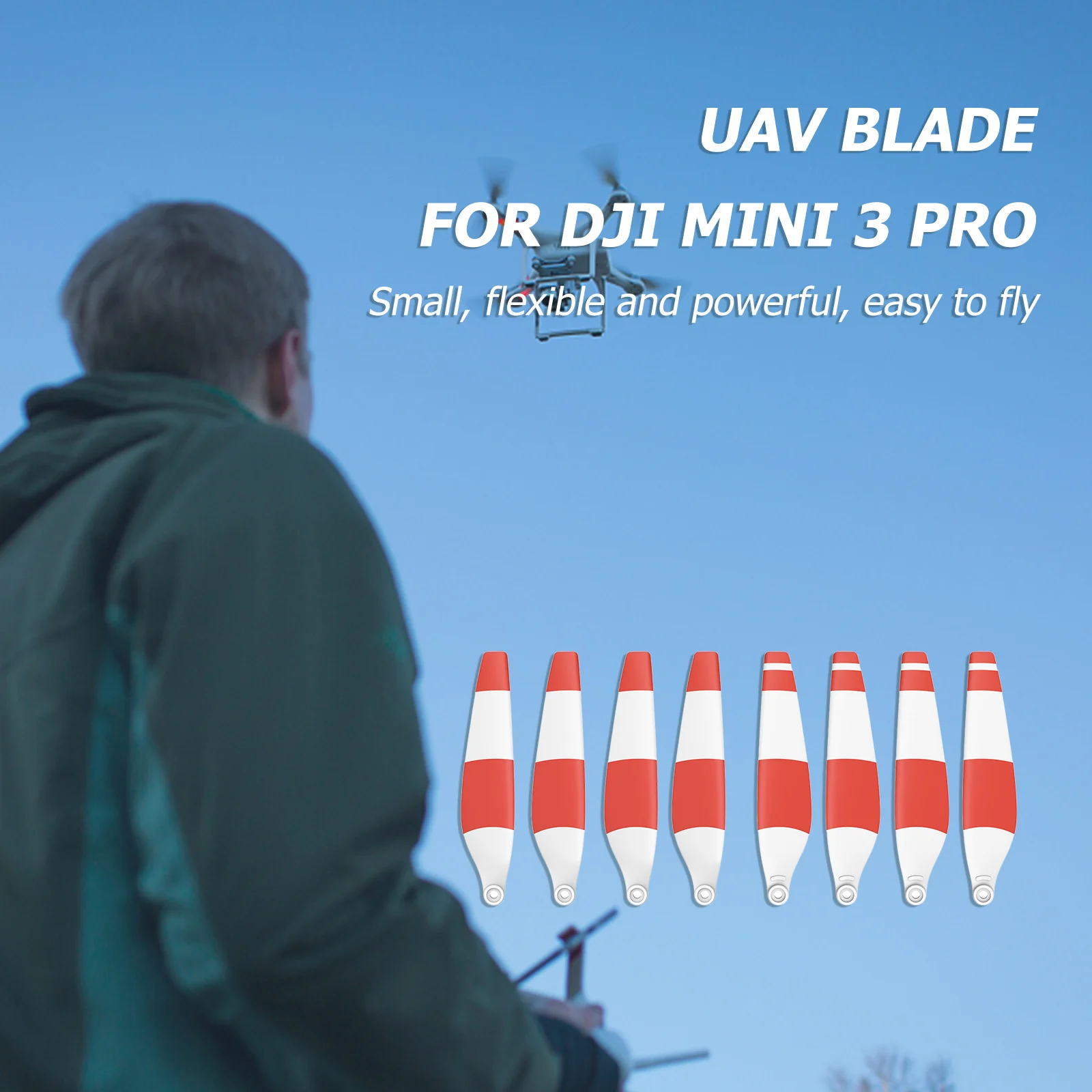 For Mini 3 pro Propellers Compatible with DJI Mini 3 pro Drone Replacement Low-Noise and Quick-Release Blades Props Accessories