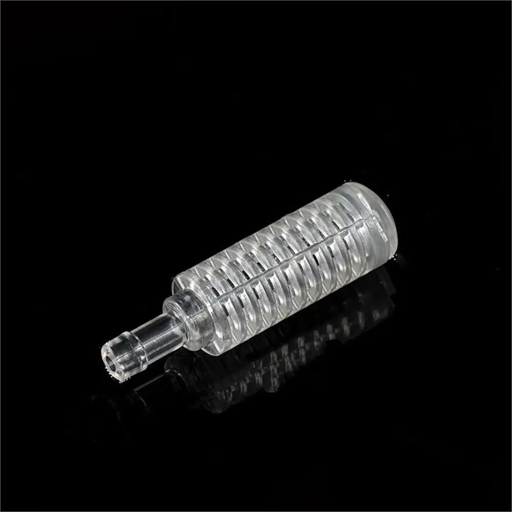 10 Stück Transparente Aquarium-Luftsteine Plastik-Metall-Kugeln Inline-Filter Diffusor Luftpumpen-Filtration – Detail 4