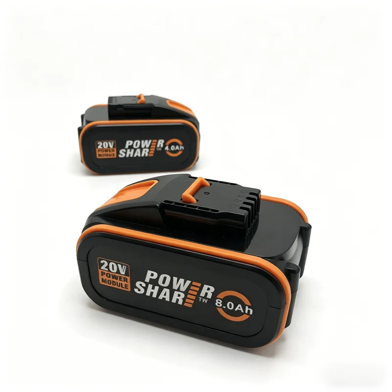 Original WORX 20V 4.0Ah 6.0Ah 8.0Ah PowerShare PRO  Replacement  Li-ion Battery,for WORX 20V Cordless Power Tools