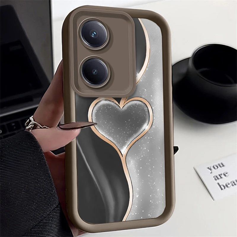 Y100 Shining Heart New Sky Eye Phone Case For Vivo Y100 Y21S Y66 Y77 V21 Y52S Y78 Y36 V25E V27 V23E V29 V21E V25 Y85 Y50 Cover