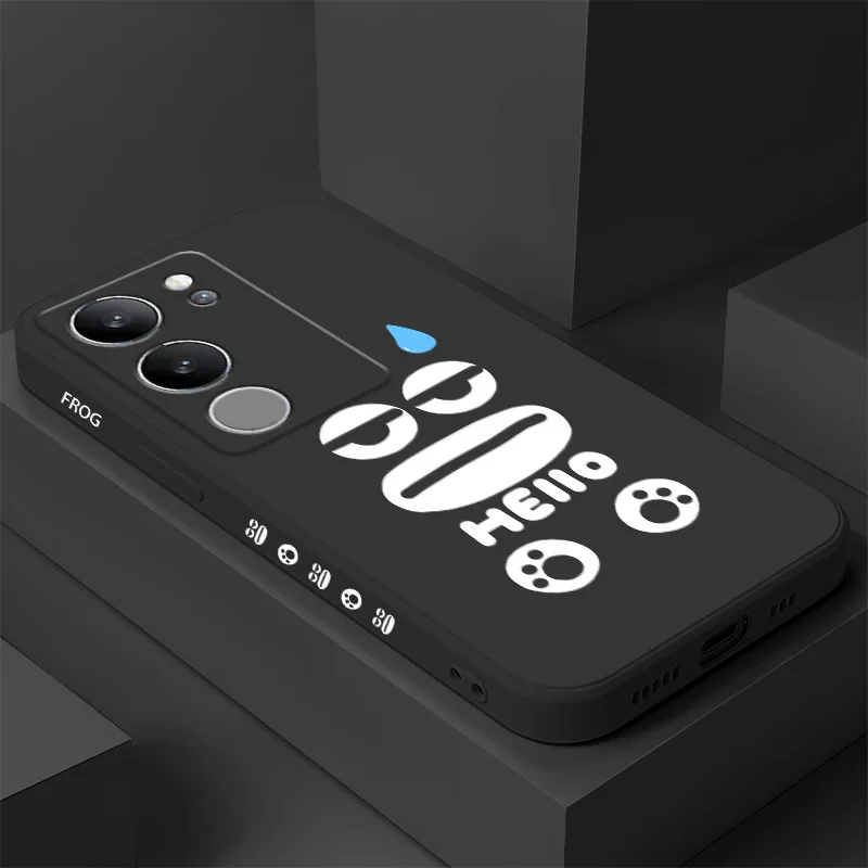 

Silent Frog Phone Case For VIVO V50 V40 V30 V29 V29E V27 V27E V25 V25E V23 V23E V21 V20 Y20 Y12 Y21 Y22 Y50 Y35 Y76 Pro 4G 5G