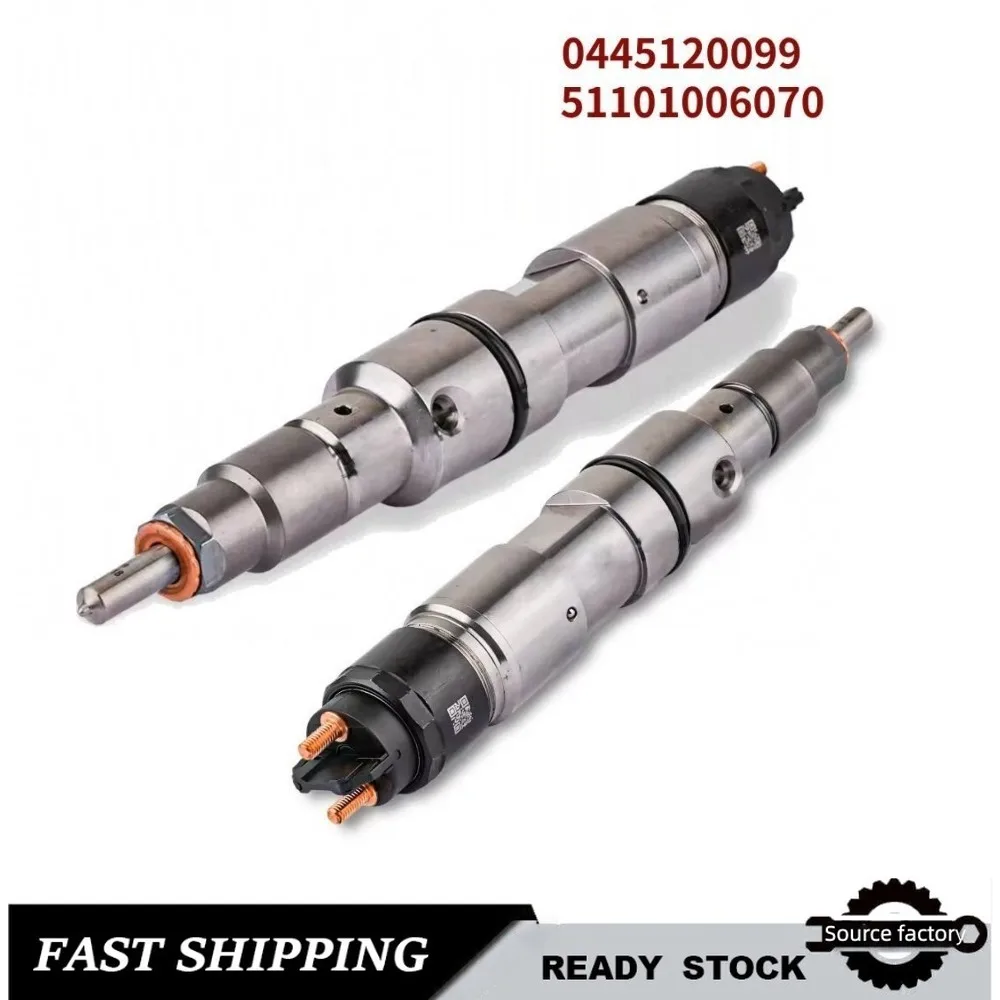 

Fuel Injector0445120099/120148 51101006070 Diesel Fuel Injector for MAN D0834LFL5 TGL TGM Truck-High FlowCar Accessories