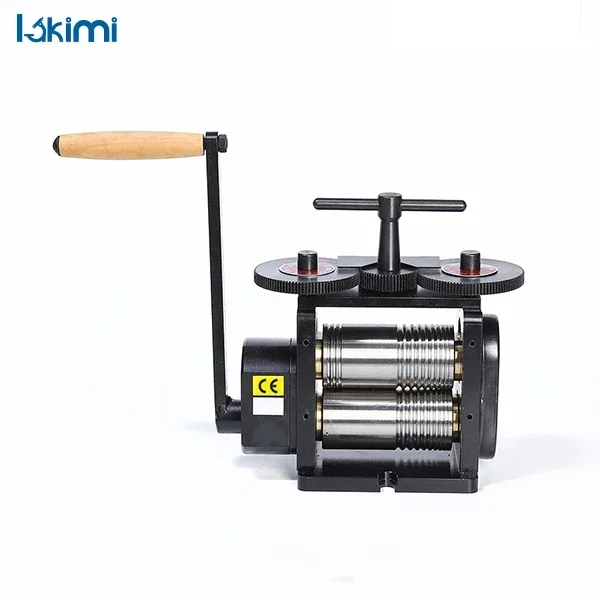 2025/مجموعة مطحنة دوارة سوداء مع 130 مللي متر لفات Lakimi لتقوم بها بنفسك آلة صنع المجوهرات LK-RM02A