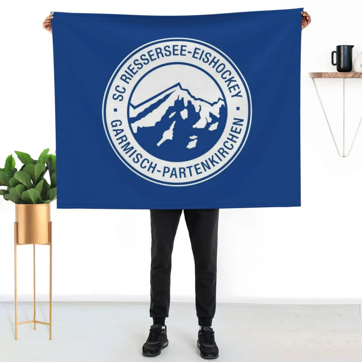SC Riessersee Throw Blanket Hairys for winter Shaggy Soft Big Luxury St cosplay anime Blankets