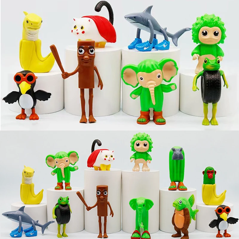 

2025 New Tung Tung Sahur Italian Brainrot Wooden Stick Creative Toys Desktop Decoration Collection Ornaments Funny Doll Toy Gift