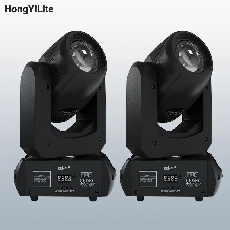 

HongYiLite Led 100W Moving Head Light DMX Sound Activated Beam 8 Prism 15 Gobo Stage Light For DJ Disco Bar Party Wedding