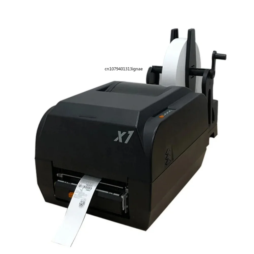 Industrial grade heat transfer color ribbon label printer clothing label washing mark ribbon printer