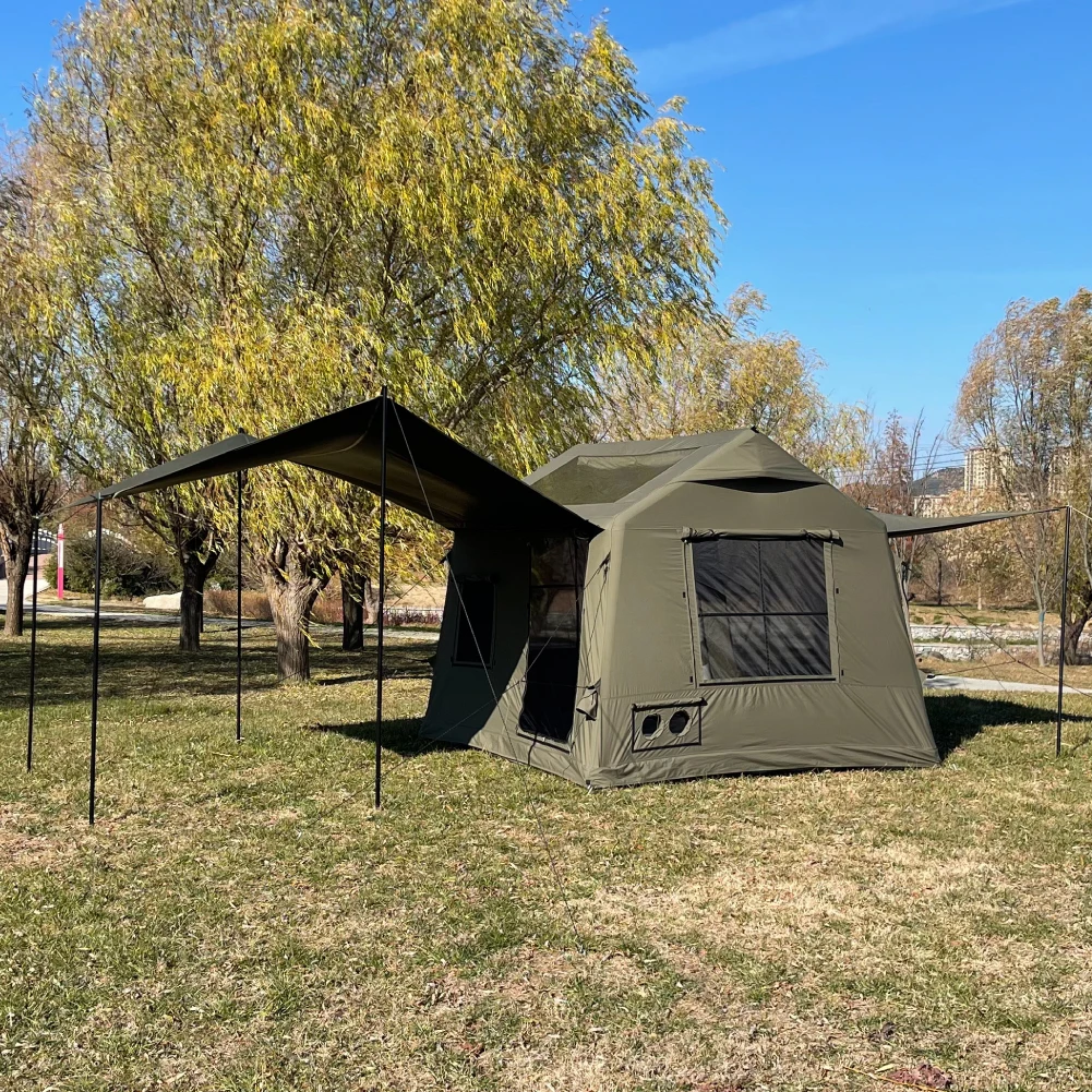 

8.1 Sqm Ten with a 9.5 Sqm Canopy Hot Sale Inflatable Tent with Canopy